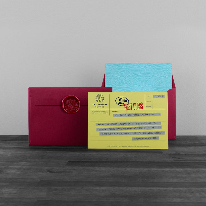 Telegram Service - Kustom Haus - Merry Christmas