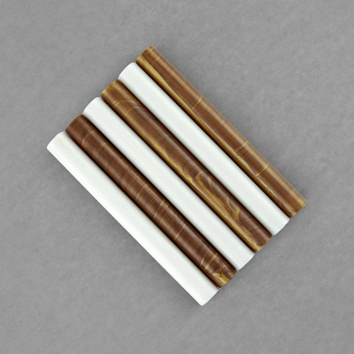 Kustom Haus - Flexible Sealing Wax Sticks - Christmas - White and Gold