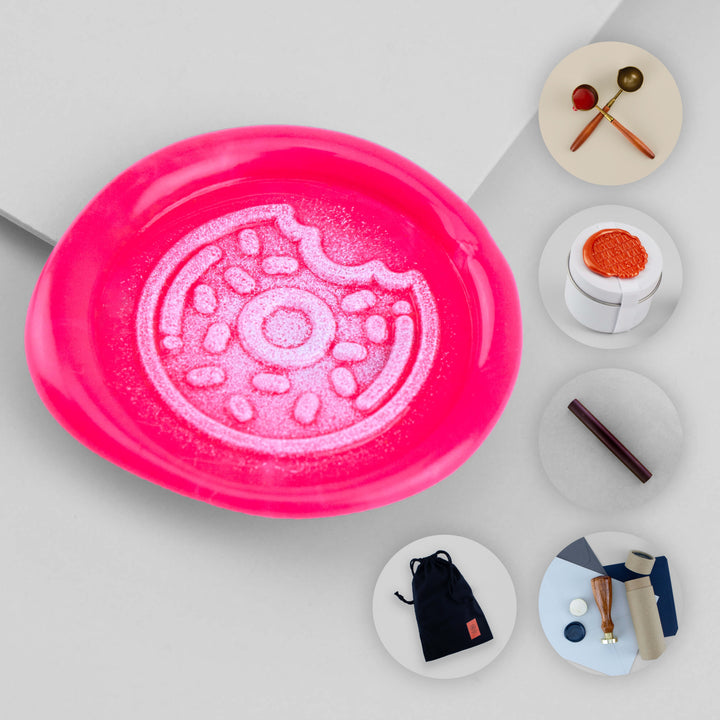 Gift Set with Wax Seal Stamp - Donut