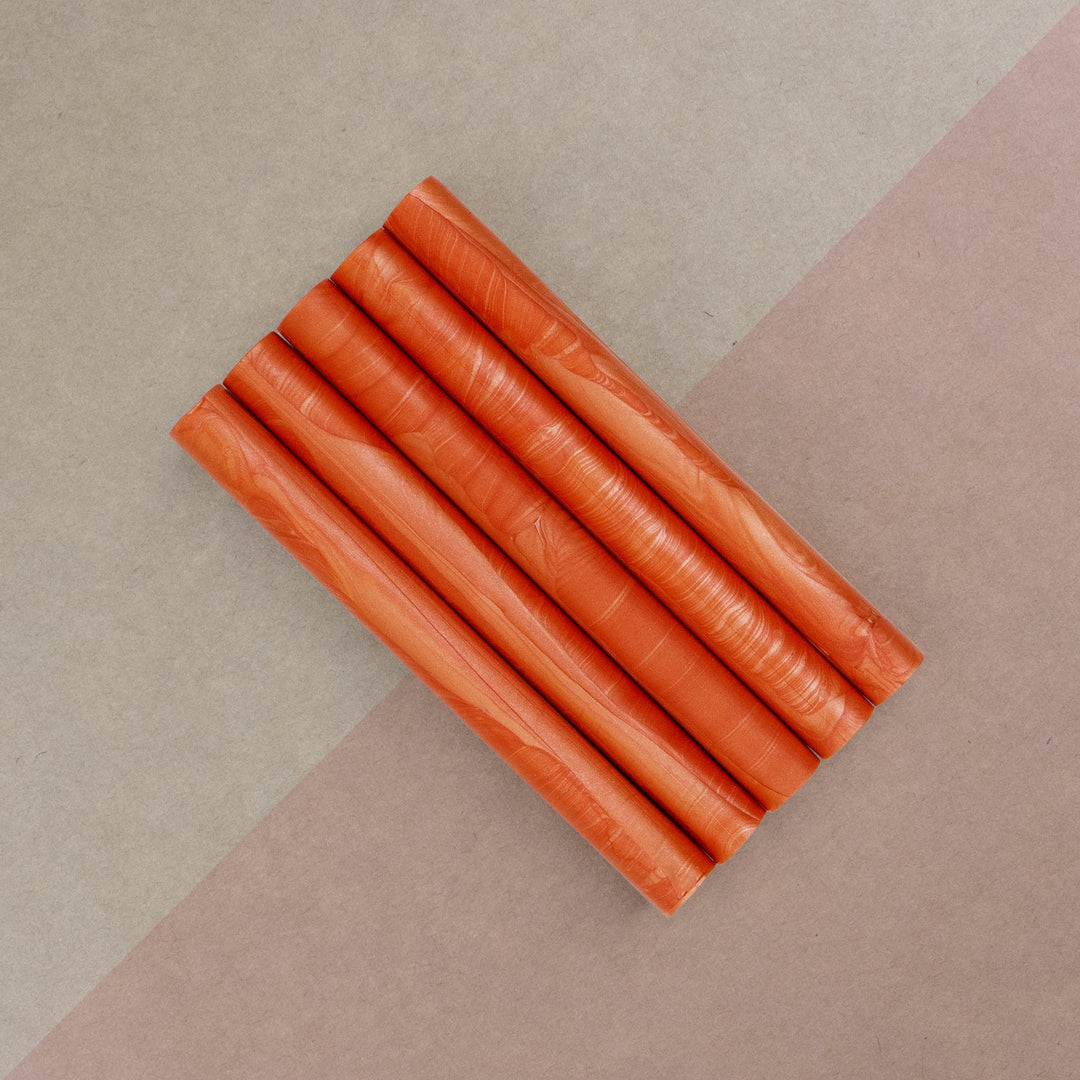 Flexible Sealing Wax - Tangerine Pearl - Kustom Haus