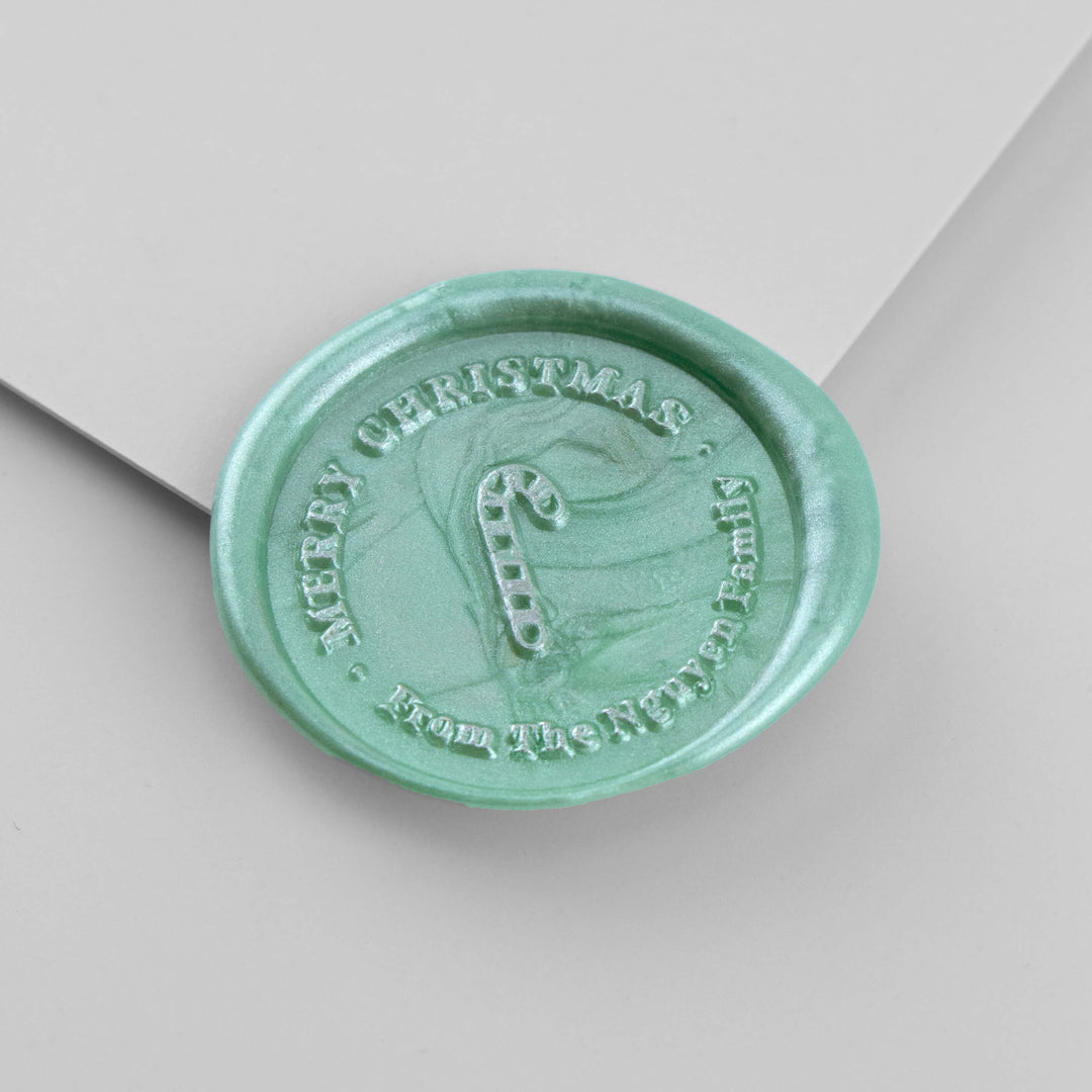 Wax Seal Stamp - Christmas Greetings