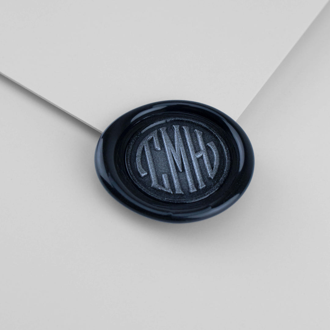 Kustom Haus - Wax Seal Stamp - Circle Monogram