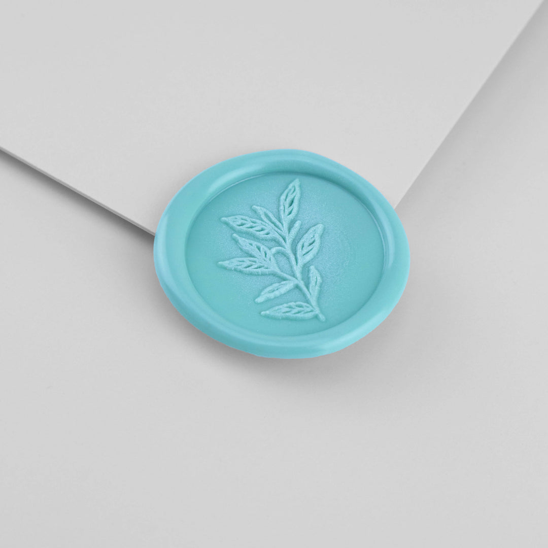 Wax Seal Stamp - Decorative Foliage - Ash