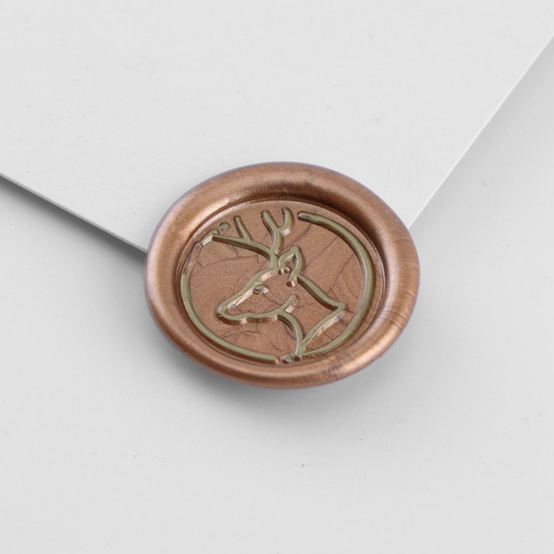 Wax Seal Stamp - Stag / Deer - Kustom Haus